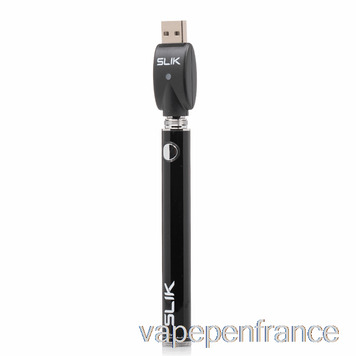 Stylo Vape Noir Avec Batterie Slik Twist 900mah